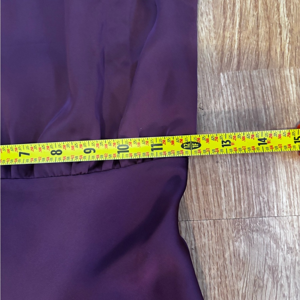 Lulus Distinctive Charm Purple Satin Asymmetrical Maxi Dress Size XS - Picture 14 of 17
